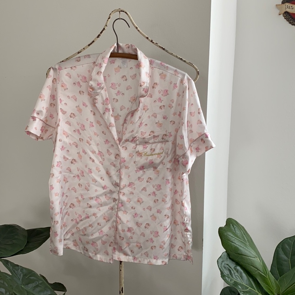 Victoria Secret Bridesmaid Silk PJ Set